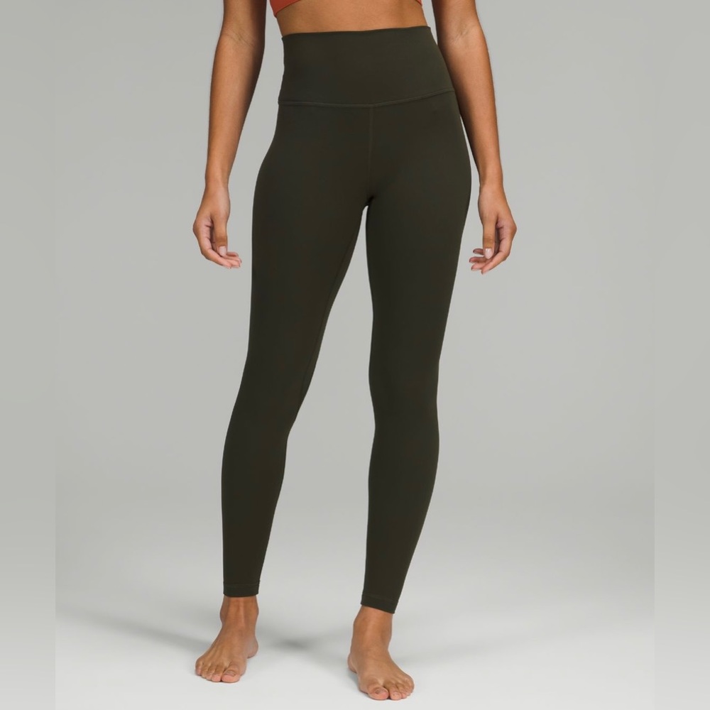 Lululemon 25” Align Leggings Dark Olive Size 4